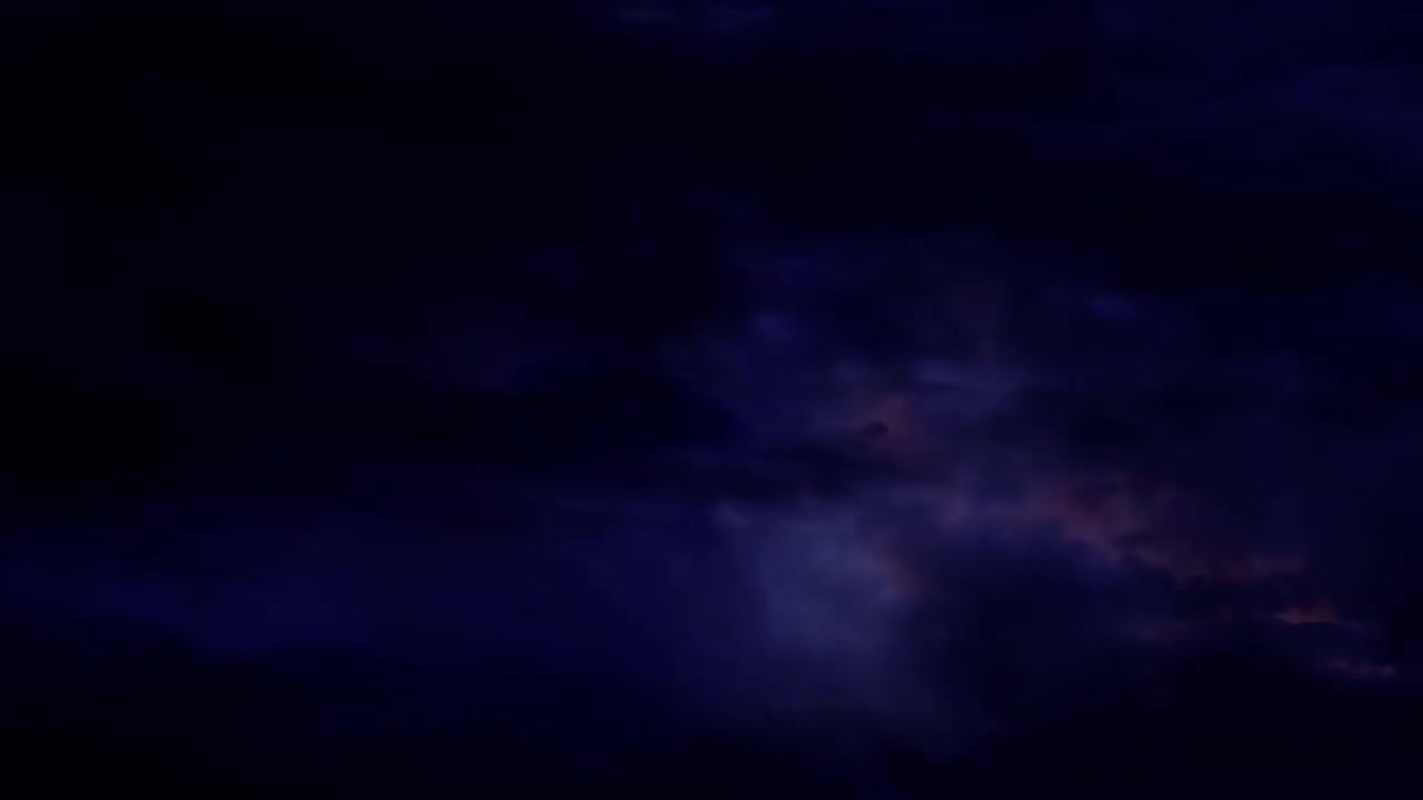 Thunderstorm And Lightning Strikes At Night Background Video Effects HD