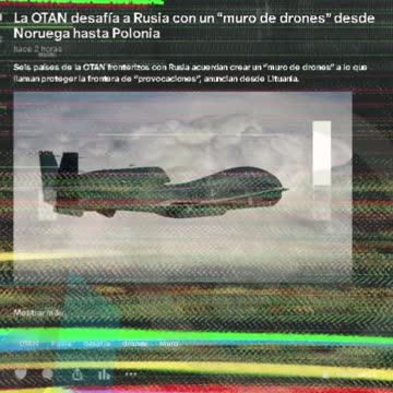 La OTAN desafía a Rusia con un “muro de drones” desde Noruega hasta Polonia