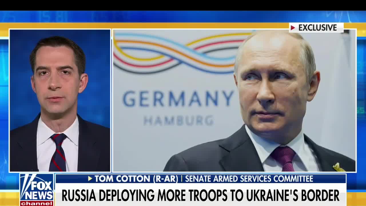 Maria Bartiromo to Tom Cotton: Are you expecting Russia to invade Ukraine?