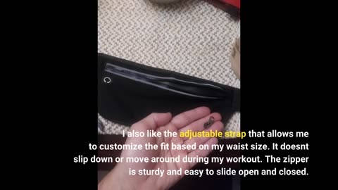 Customer Comments: KEGE Multiple Color Slim Reflective Running Belt Fanny Pack, Bounce Free Wat...
