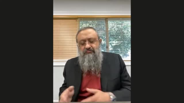 Dr. Zelenko speaks to the Beit Din in Israel