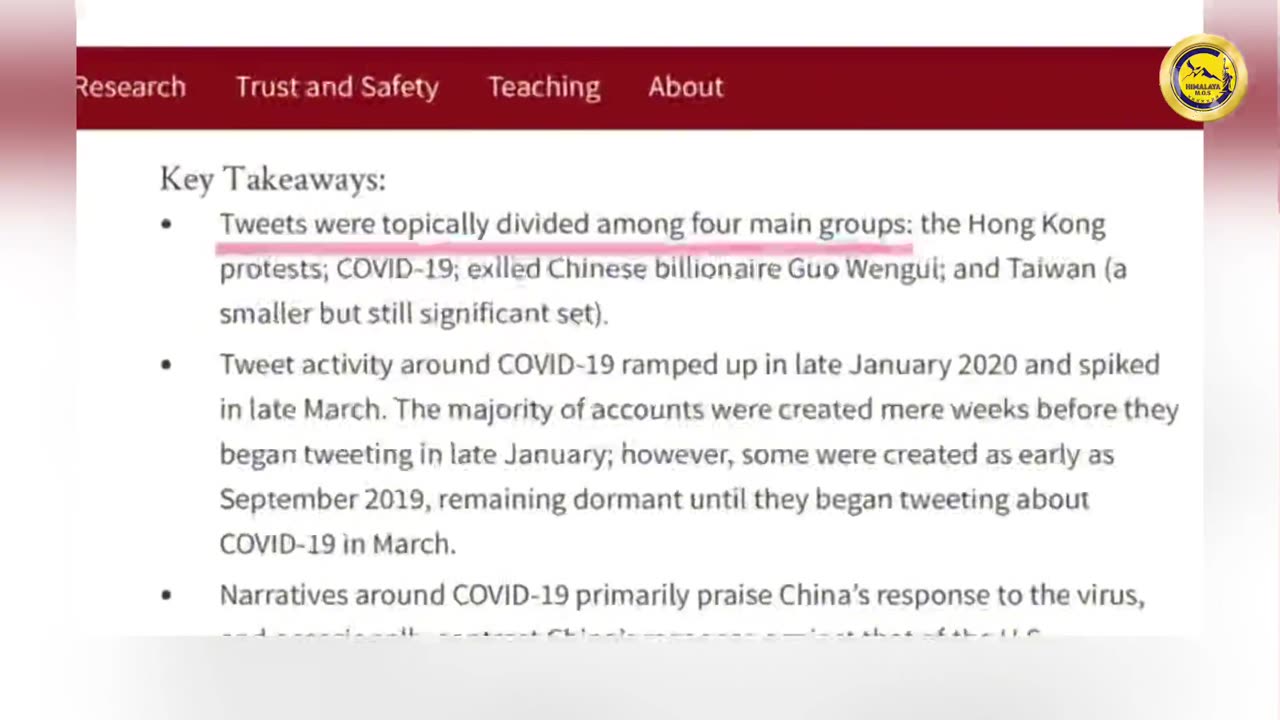 BOMBSHELL REPORT: CCP launched massive coordinated twitter cyber attack
