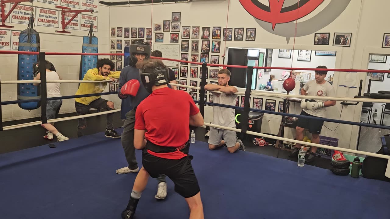 Joey sparring Jimmy 3. 11/6/24