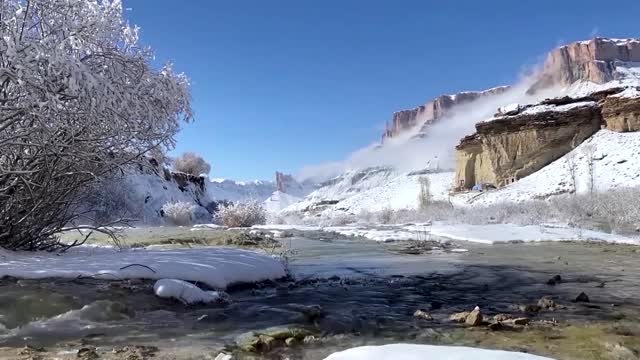 Afghanistan's blue mountain lakes empty without tourists