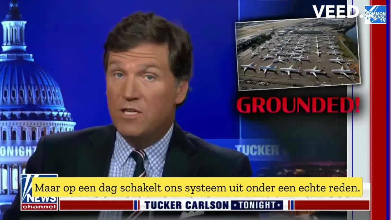 Tucker Carlson - Cyberaanval op luchtvaart?