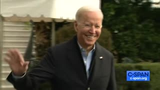 Biden LAUGHS OFF Question About COVID Deaths