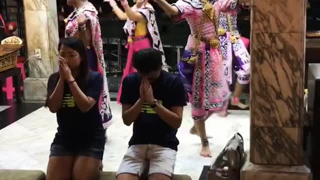 #shorts Thai dance ritual at Erawan Shrine, Bangkok, Thailand