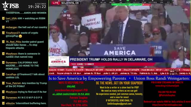 2022-04-23 19:00 EDT - On a Wing and a Prayer: with Deb65 & Barb