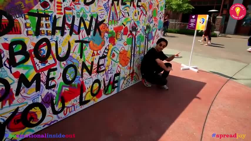 ✍️✍️#BeEmotionalInsideOut + #SpreadJoy Mural✍️