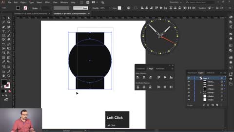 Adobe illustrator Online - Class Six - Rotate Tool _ Wrist Watch Illustration