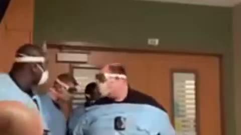 U.S - Literally a video of forced Vaccination