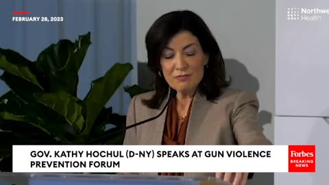 New York Gov. Kathy Hochul Speaks At Gun Violence Prevention Forum
