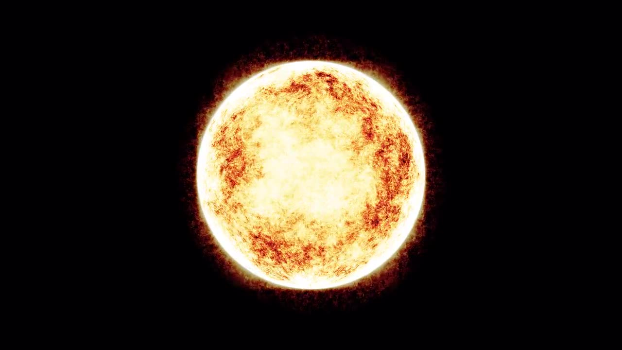 Sun from space [Free Stock Video Footage Clips]