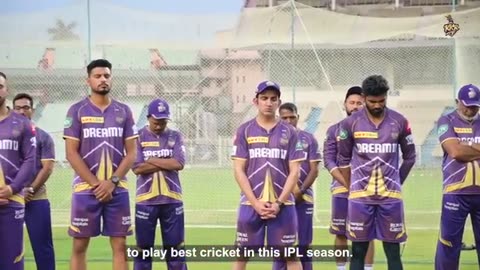 Kkr practice session