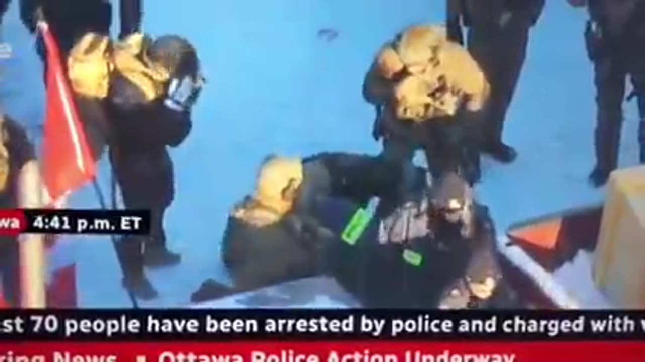 Don't forget what the cops in Ottawa were...