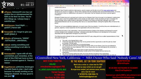 2022-01-17 23:00 EST - Crossing the Matrix: with Chris