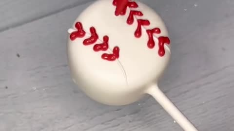 baseball cake pops