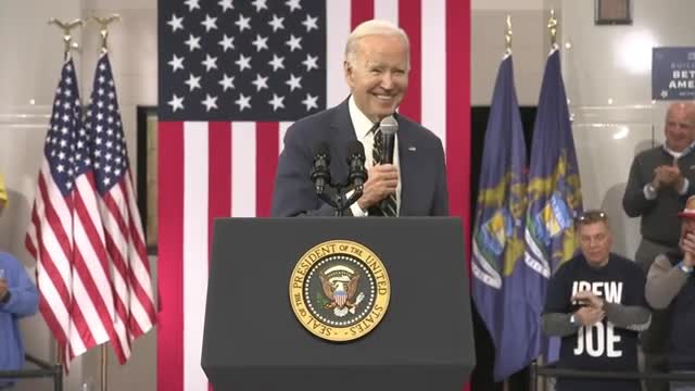 Biden speaks on his economic plan leading to a manufacturing boom in Michigan