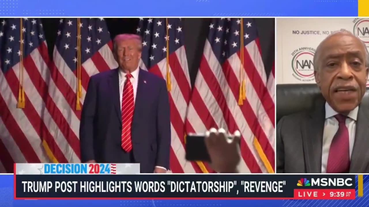 Al Sharpton says Trump "is becoming even more and more unhinged"