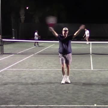 QUICK HANDS AT THE NET!