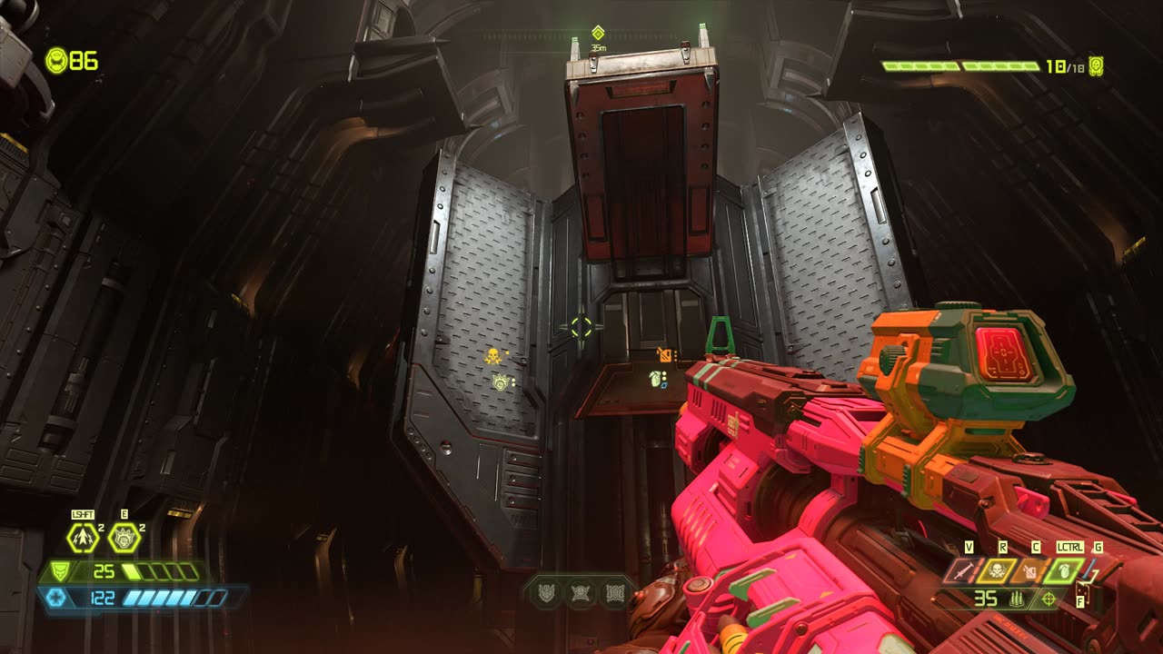 Doom Eternal - Doom Hunter Base Praetor Suit Point at Mission Start