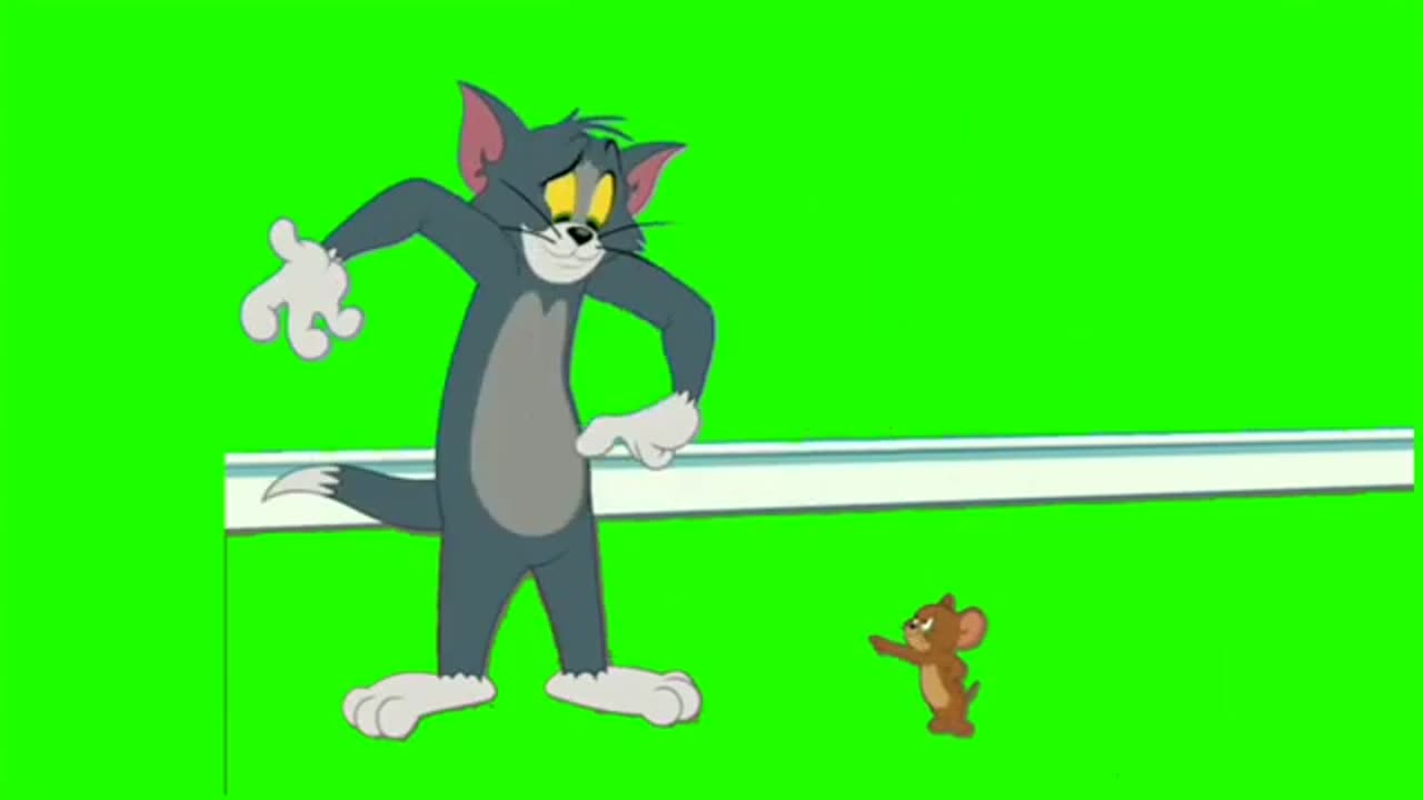 Green screen Tom and Jerry