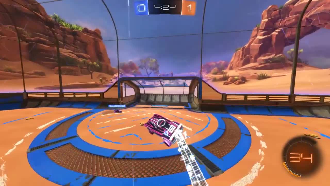 Nasty Air Bump in Champ 1 Rocket League