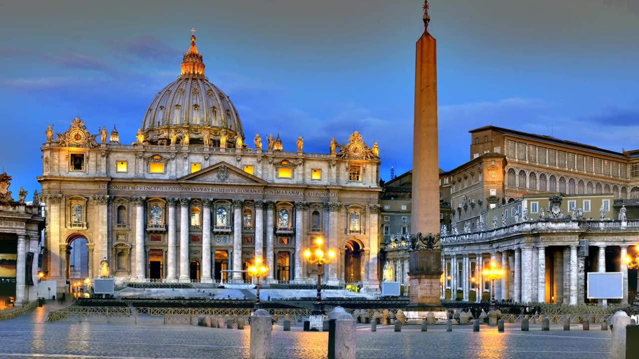 La storia dell'OBELISCO VATICANO di Piazza San Pietro nello STATO IDOLATRA DI CITTà DEL VATICANO DOCUMENTARIO Abbattete i loro altari,distruggete le loro pietre erette,abbattete i loro Asherim bruciate i loro boschi sacri e distruggete i loro idoli