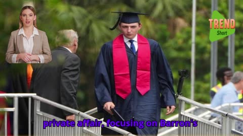 Barron Trump, 18, graduates from high school in the presence of his parents