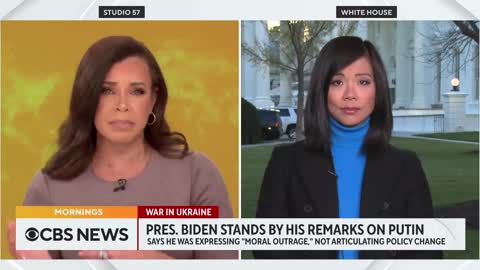 Biden clarifies comment about how Putin “cannot remain in power”