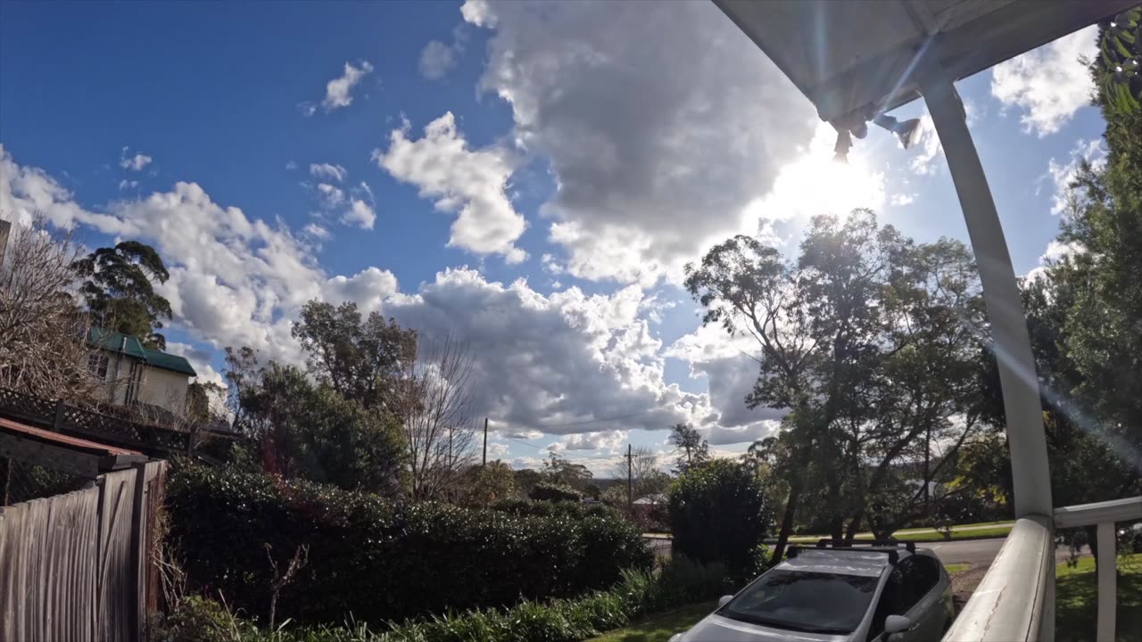 Clouds timelapse - 8 August 2022