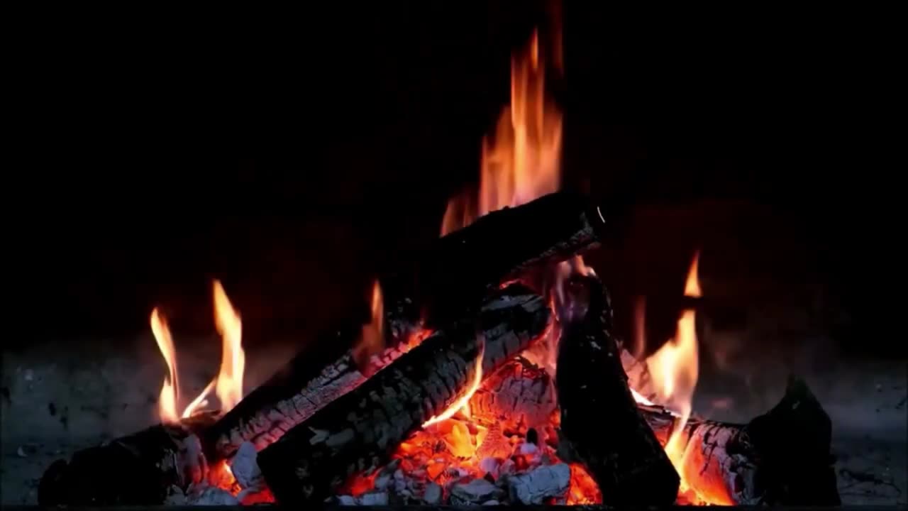 3 Beautiful Relaxing Music, Stress Relief with fireplace.