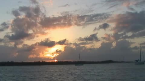 Second Wind Sailing into Autec Harbor Andros Island Bahamas