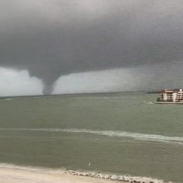 Tornado spotted from Marco Island FL 1/16/2022