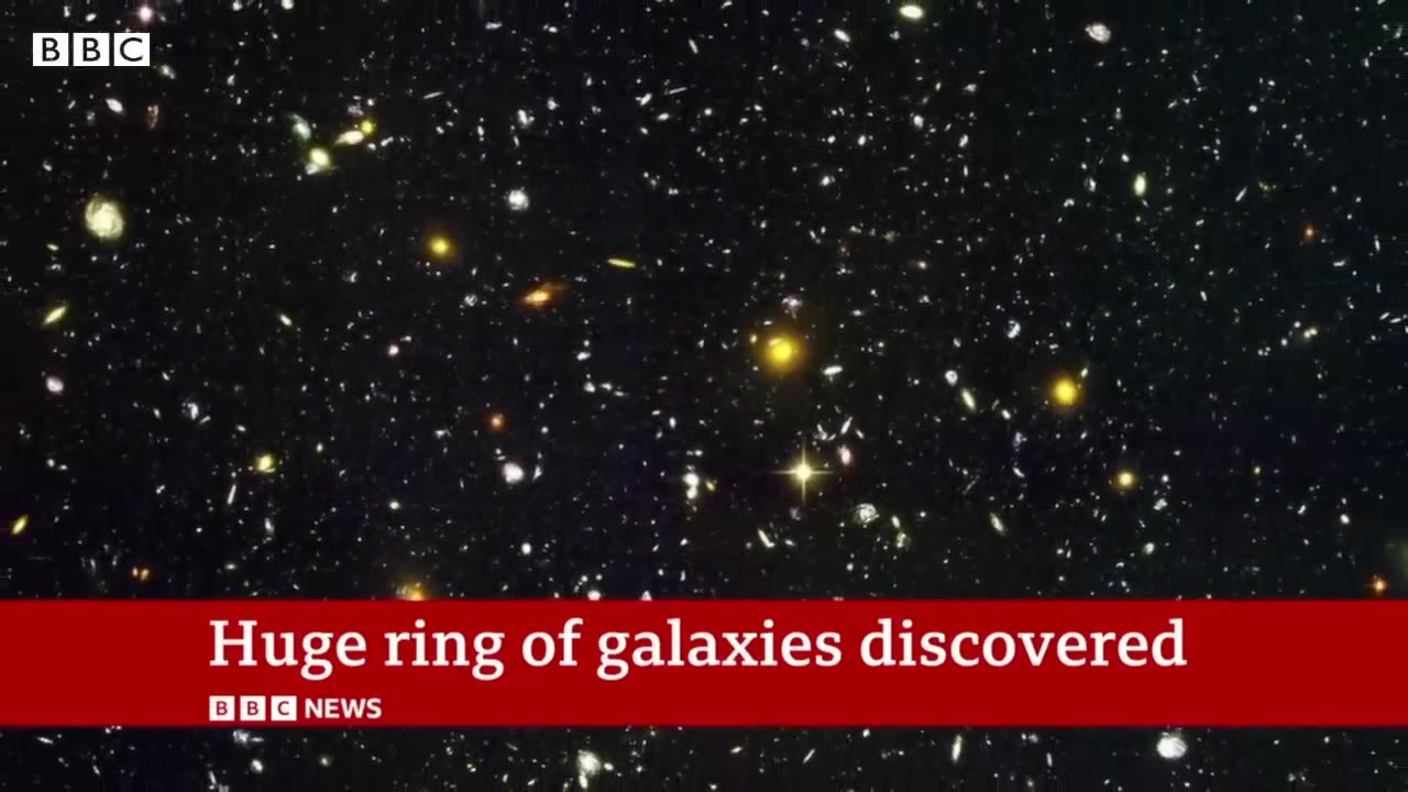 Galaxy ring discovery challenges thinking on universe _ BBC News