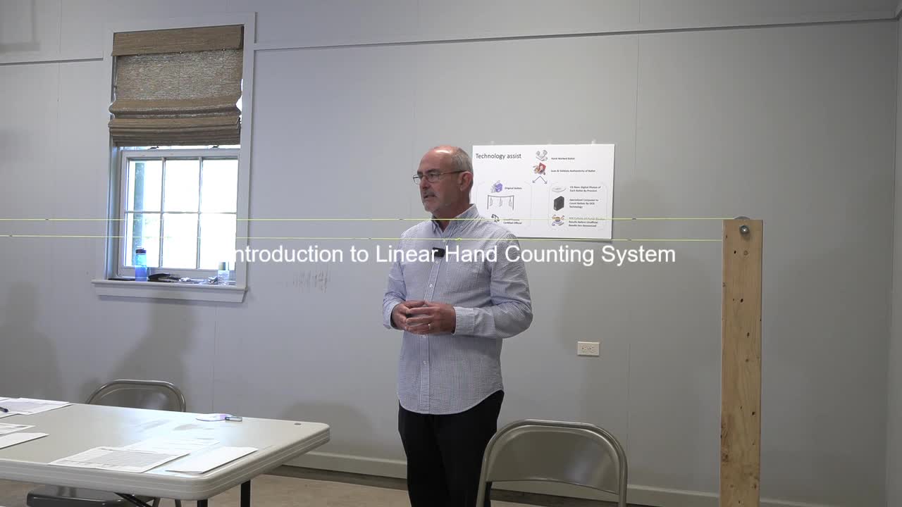 Introduction to Linear Ballot Counting System: The Cajun Clothesline