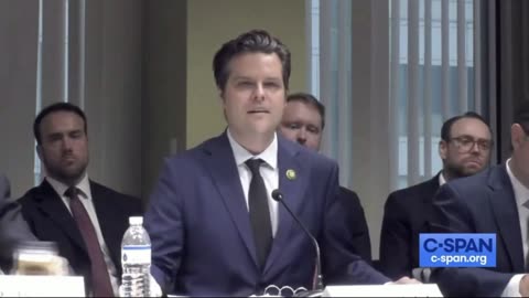 Matt Gaetz Gives EPIC Rebuttal to Democrat During NYC Crime Hearing (VIDEO)