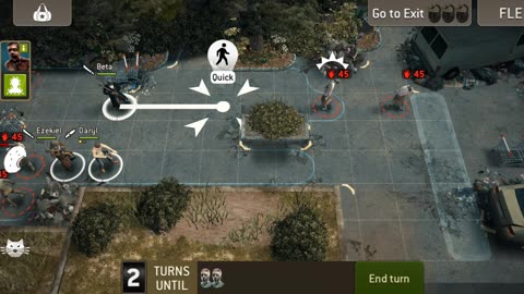 The Walking Dead No Man's Land Dodging The Dead Round 45