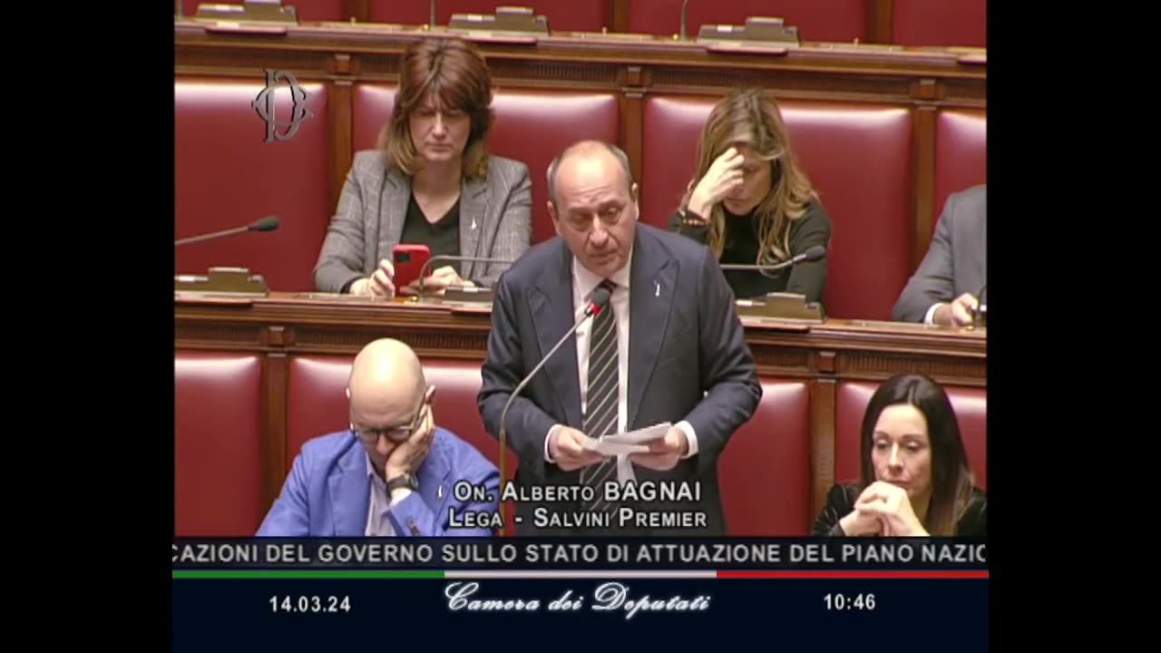 🔴 Intervento dell'On. Alberto Bagnai sulla discussione in Aula sullo stato di attuazione del PNRR.