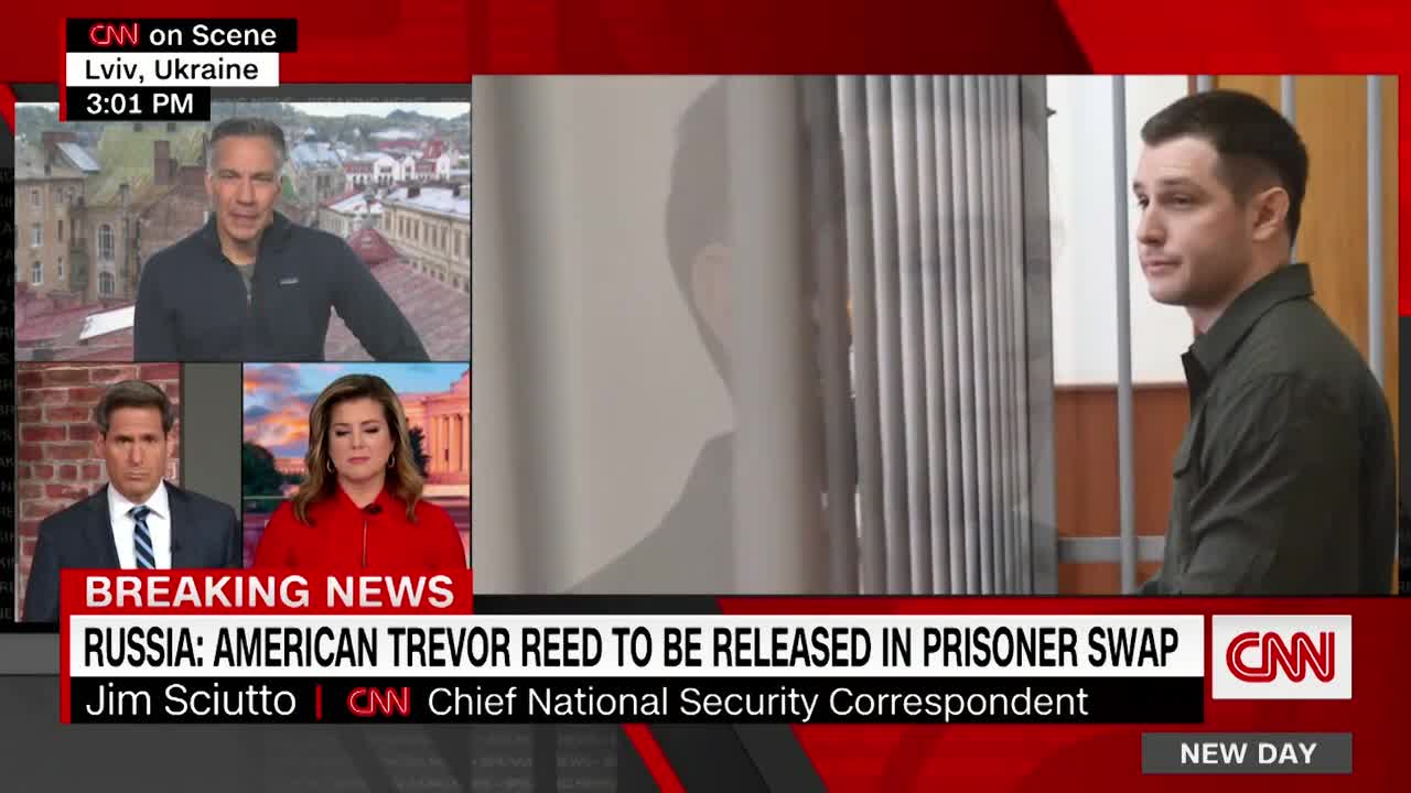 American Trevor Reed released from Russia in prisoner swap