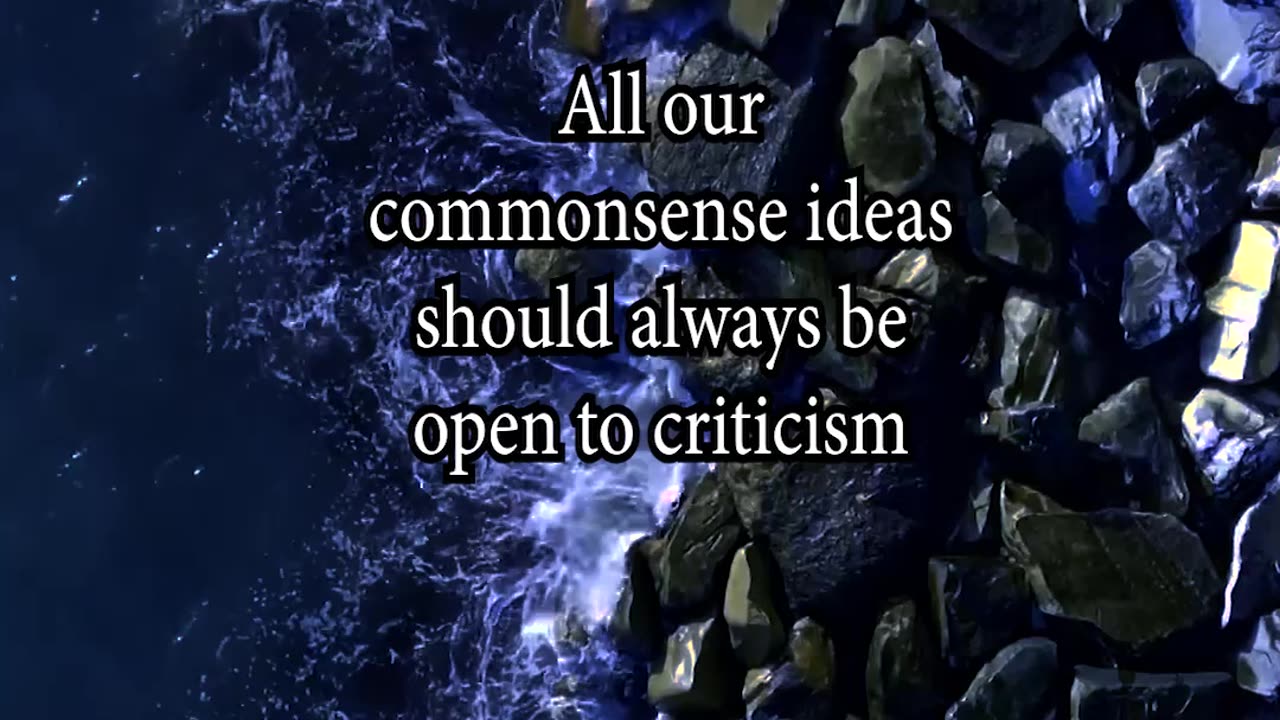 All our commonsense ideas