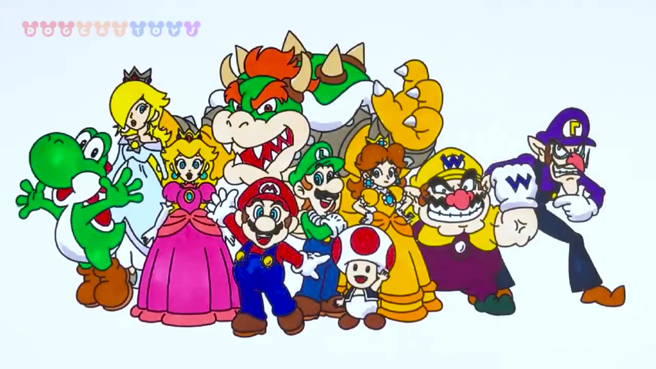 Master the Art of Drawing Super Mario and His Friends