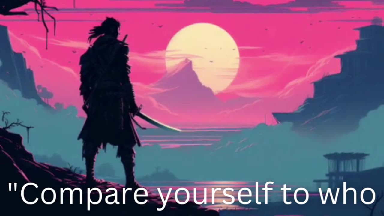 "Compare yourself to who you were yesterday, not to who someone else is today." - Jordan Peterson