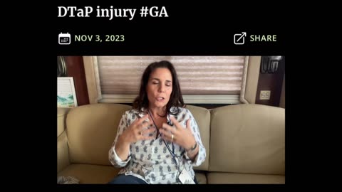 Amy discusses vaccine injury of her son. (Full clip)