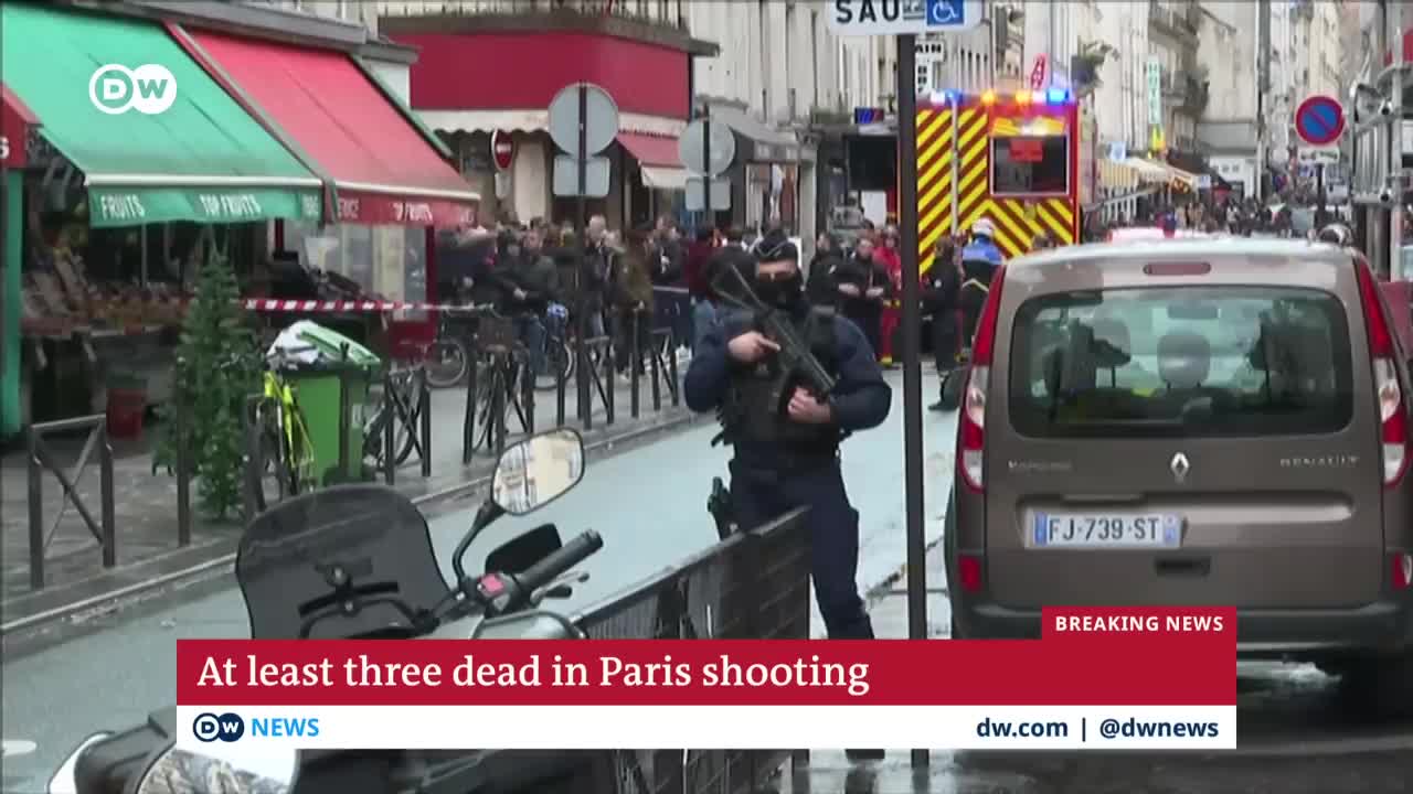 Shooting in Paris leaves at least 3 dead