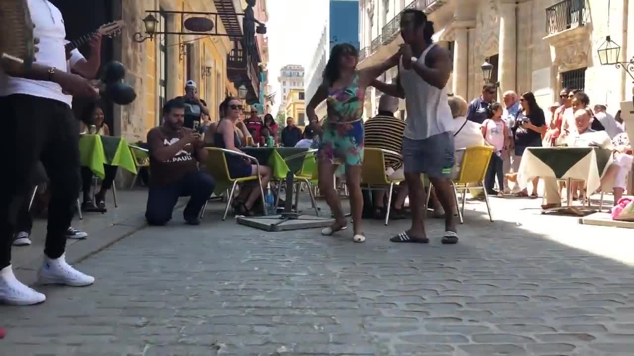 Little Cuban boy steals the show in Old Havana! "Dancing in Cuba"