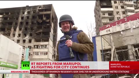 On the ground with Donetsk militants in Mariupol