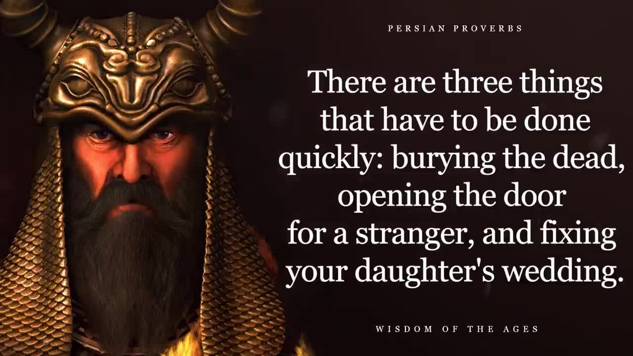 Excellent Persian Proverbs And Sayings Wisdom of Persia