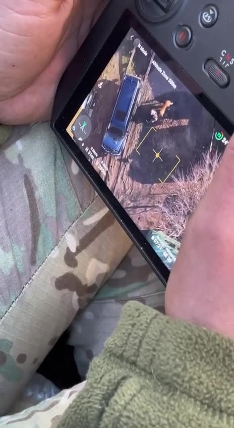 Ukrainiana Airdrop Sausages to Neighborhood Dog