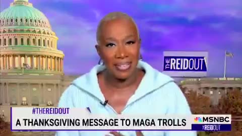 Joy Reid Suffers Special Thanksgiving Meltdown over Trump Supporters